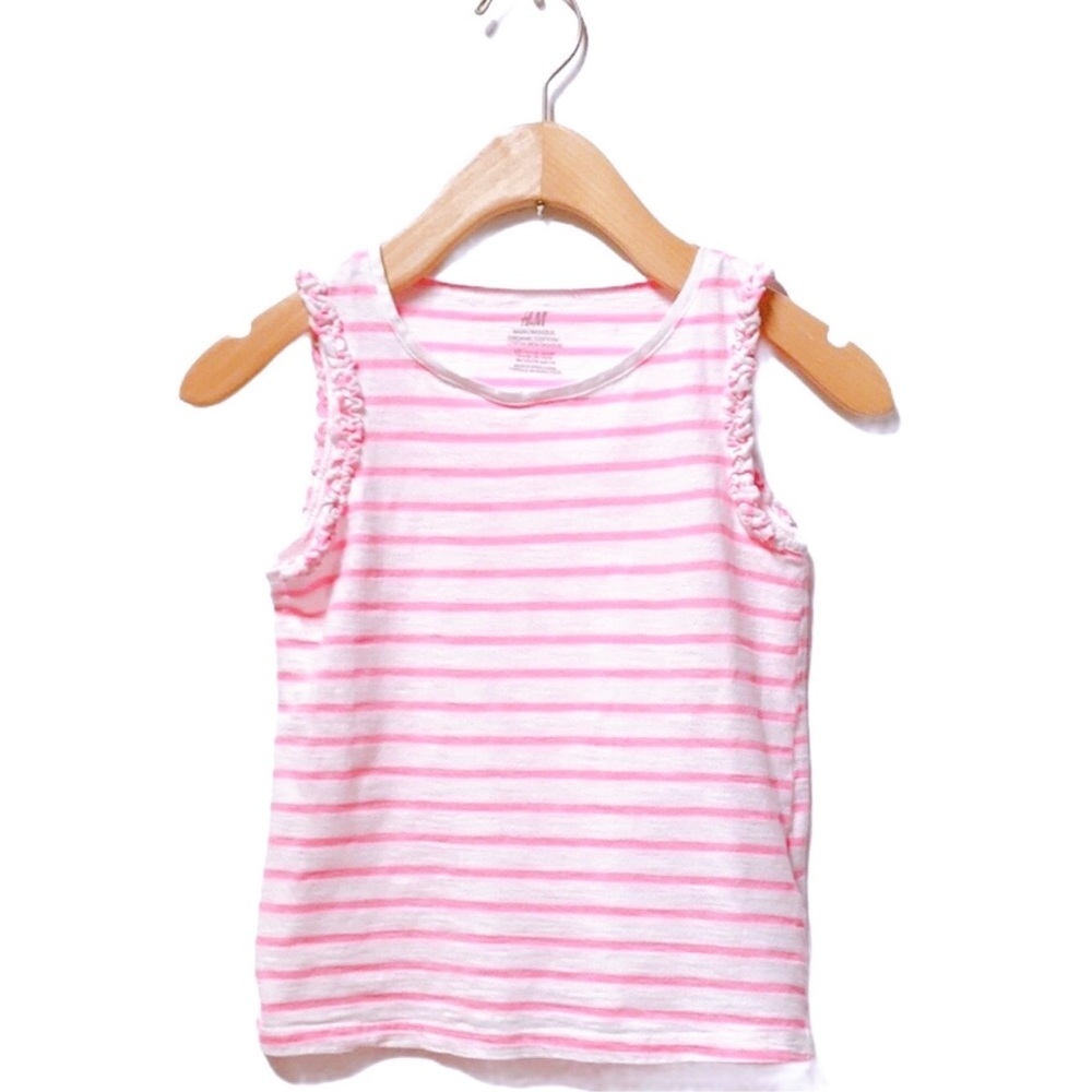Set of 2 H&M Girls’ 6-8Y Sleeveless Tank Tops - Picture 3 of 4